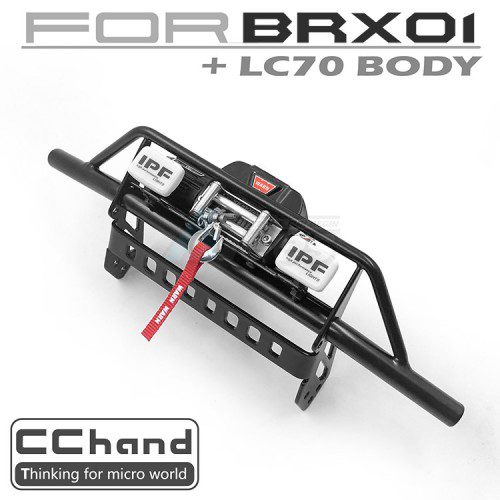 กันชน CC/D-AA04 : CCHAND BUFFALO กันชนหน้า + โคมไฟ IPF LED สำหรับ BOOM RACING BRX01 - Image 3