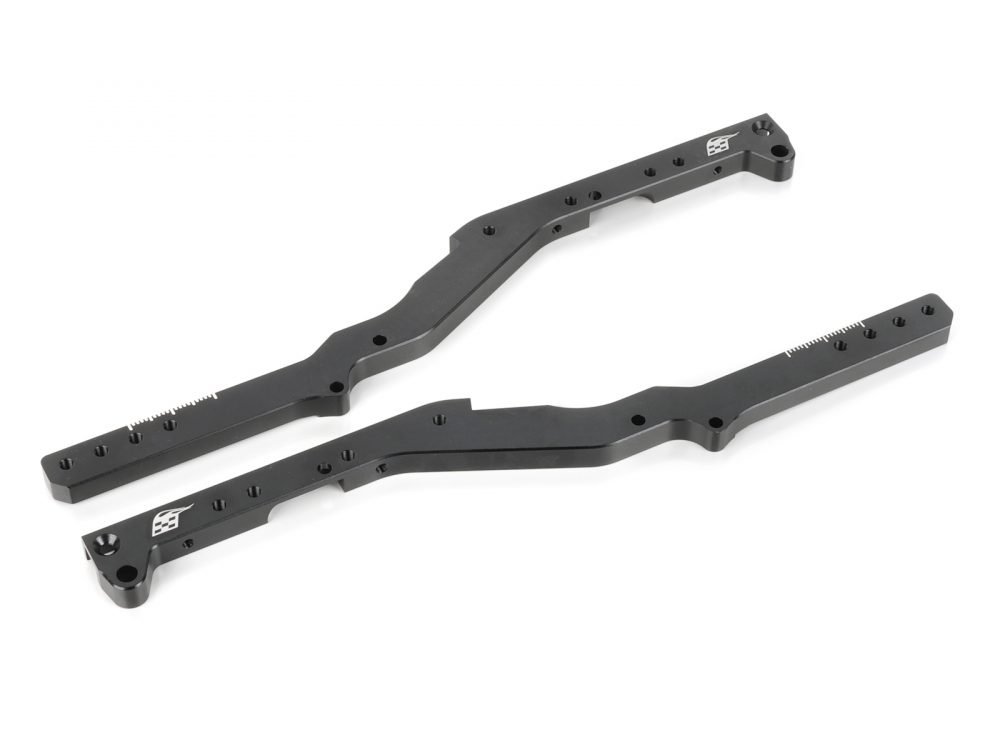 แชสซีส์ BRLC70213 : Boom Racing รางแชสซีหลังอะลูมิเนียมปรับระยะได้ XL แบบ Billet ขนาด 285–305 มม. (11.2"–12.0") ซ้าย/ขวา สำหรับ BRX01 AWB