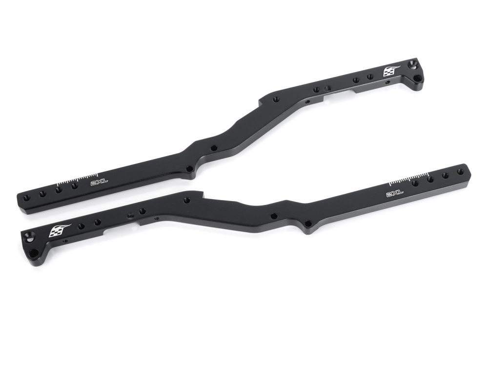 แชสซีส์ BRLC70235 : Boom Racing รางแชสซีหลังอลูมิเนียม Billet แบบ 2XL ปรับระยะได้ 305–325 มม. (12.0"–12.8") ซ้าย/ขวา สำหรับ BRX01 AWB