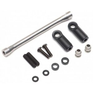 อะไหล่คาน BRLC7003 :  Boom Racing Stainless Steel Steering Link Tie Rod w/ BADASS Rod Ends for BRX70 PHAT™ Axle for BRX01