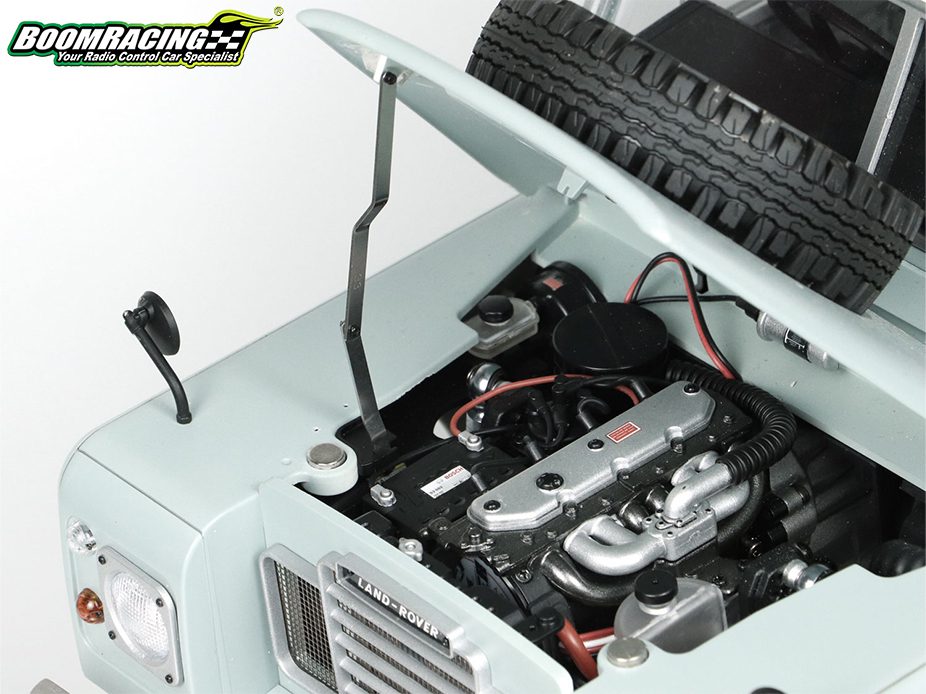 ของแต่ง BRX02432 : Boom Racing ชุดค้ำฝากระโปรงโลหะ สำหรับ Land Rover Series - Image 2