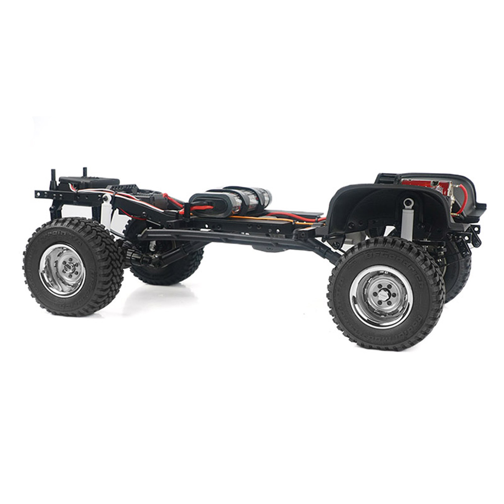 รถสเกลพร้อมเล่น Z-RTR0067 : RC4WD รถสเกลพร้อมเล่น Trail Finder 2 "LWB" Chevrolet K10 Scottsdale Hard Body Set สีดำ - Image 4