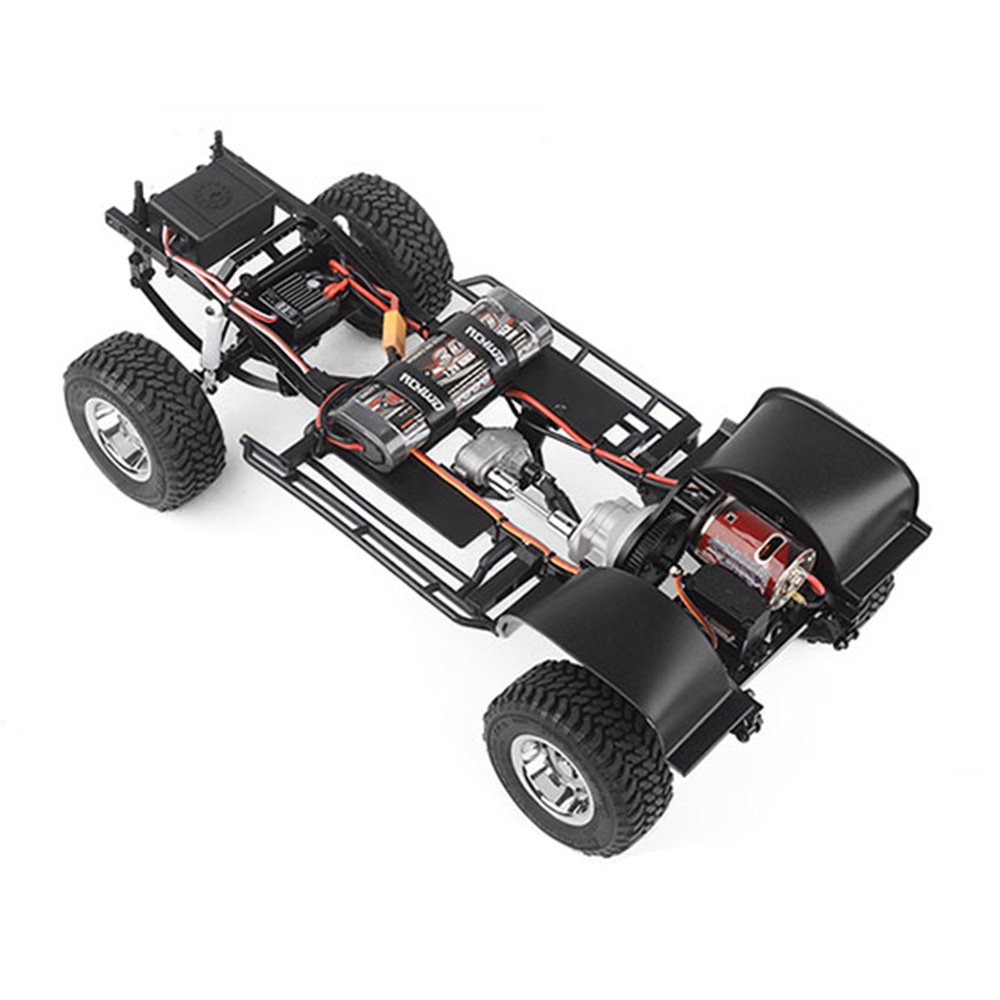 รถสเกลพร้อมเล่น Z-RTR0067 : RC4WD รถสเกลพร้อมเล่น Trail Finder 2 "LWB" Chevrolet K10 Scottsdale Hard Body Set สีดำ - Image 7