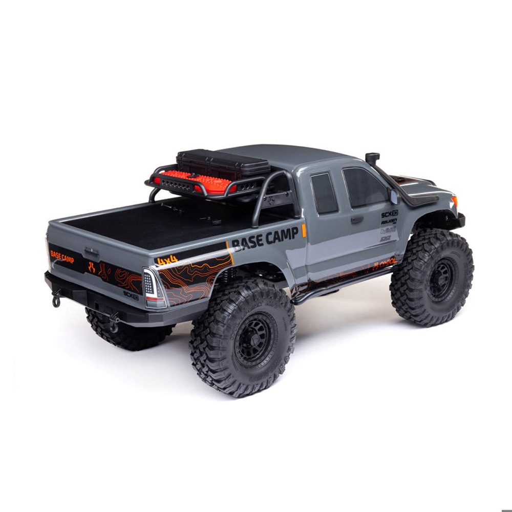 รถสเกลพร้อมเล่น AXI-1375T2: AXIAL1/10 SCX10 III BASE CAMP 4X4 ROCK CRAWLER RTR,สีเทาดำ - Image 2
