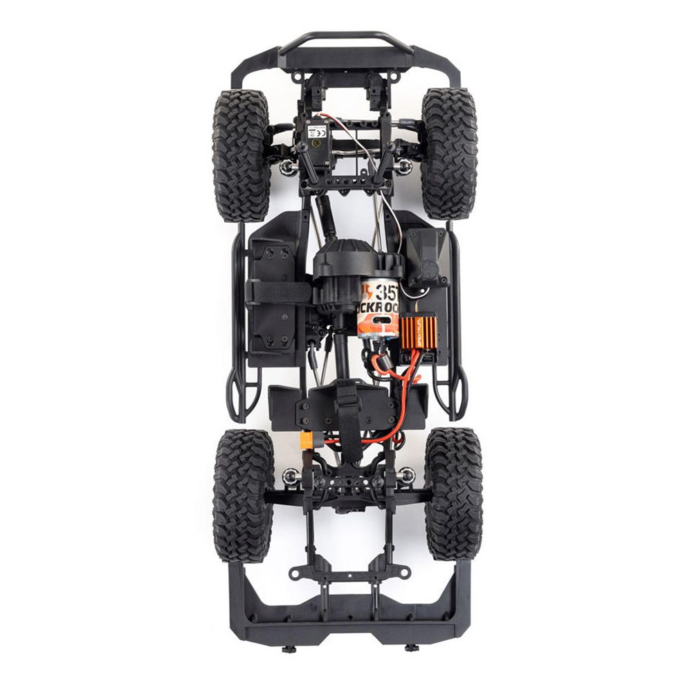 รถสเกลพร้อมเล่น AXI-1375T2: AXIAL1/10 SCX10 III BASE CAMP 4X4 ROCK CRAWLER RTR,สีเทาดำ - Image 6