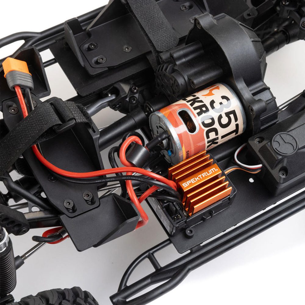 รถสเกลพร้อมเล่น AXI-1375T2: AXIAL1/10 SCX10 III BASE CAMP 4X4 ROCK CRAWLER RTR,สีเทาดำ - Image 7