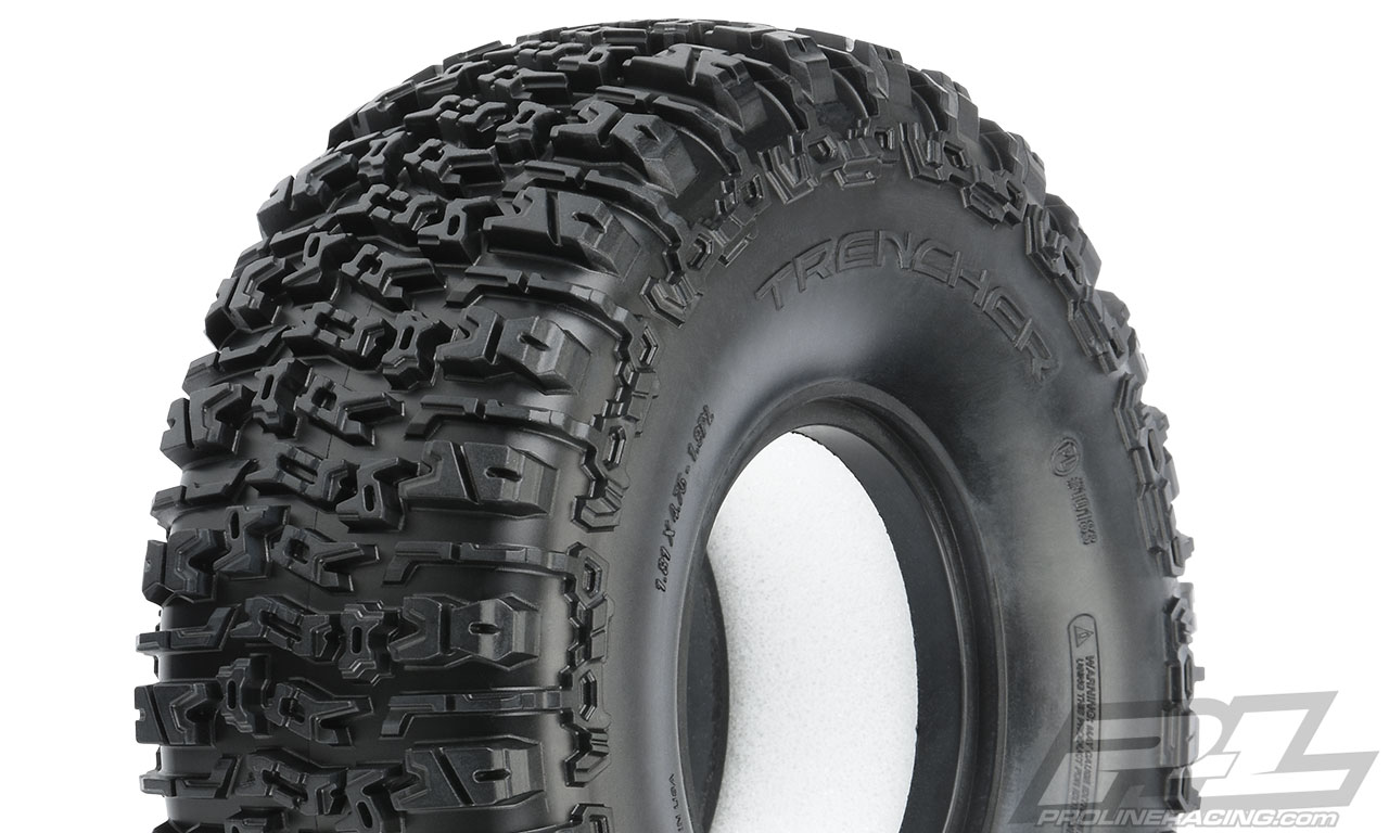ยาง 1.9 - 1.9 Tires PRO/10183-14 : Pro-Line(121x46มม.) Racing Trencher Rock Terrain สำหรับ 1.9" Crawler