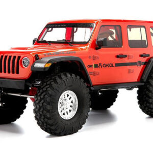 รถสเกล AXI03003T2 : AXIAL  SCX10 III รถพร้อมเล่น Jeep JL Wrangler w/Portals 1/10th RTR สีส้ม
