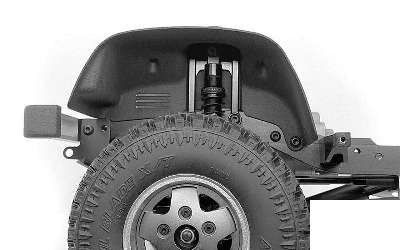 ชุดแต่งบอดี้แข็ง VVV-C1081 : CCHAND บังโคลนด้านใน สำหรับ RC4WD 2015 Land Rover Defender D90 (รถกระบะ/SUV) - Image 5