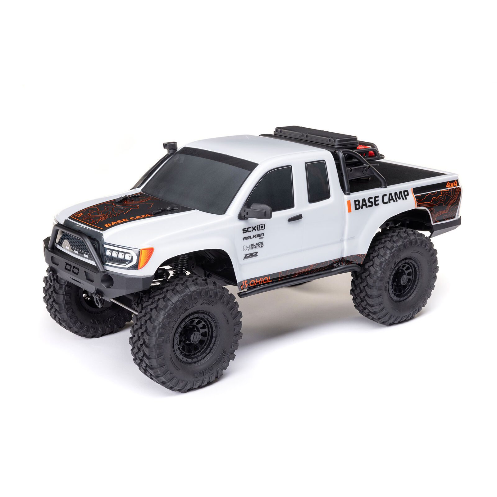 รถสเกลพร้อมเล่น AXI-1375T1: AXIAL1/10 SCX10 III BASE CAMP 4X4 ROCK CRAWLER RTR,สีขาว