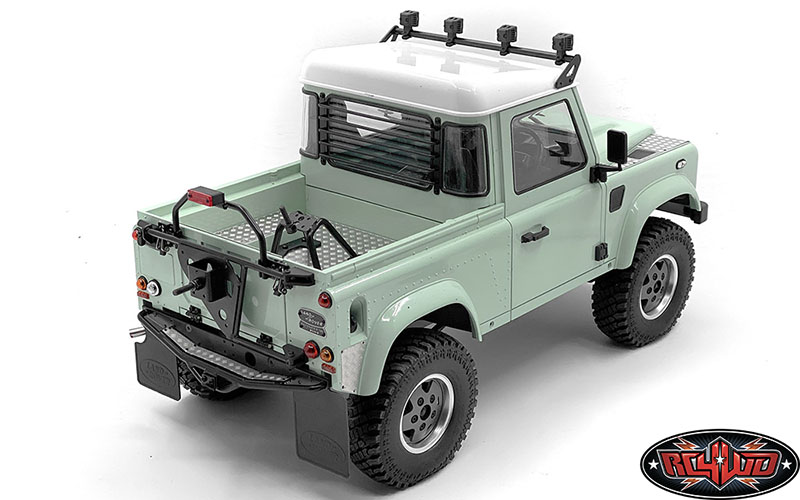 ชุดแต่งบอดี้แข็ง VVV-C1094 : CC Hand เหล็กกันกระจกหลังสำหรับ RC4WD GELANDE II 2015 LAND ROVER DEFENDER D90 (PICK-UP) - Image 4