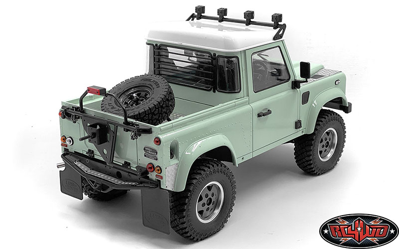 ของแต่งบอดี้แข็ง VVV-C1096 : CC Hand ชุดติดตั้งล้ออะไหล่และที่วางยางสำหรับ RC4WD GELANDE II 2015 LAND ROVER DEFENDER D90 (PICK-UP) - Image 4