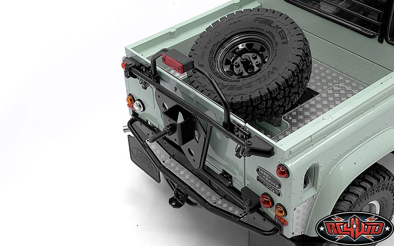 ของแต่งบอดี้แข็ง VVV-C1096 : CC Hand ชุดติดตั้งล้ออะไหล่และที่วางยางสำหรับ RC4WD GELANDE II 2015 LAND ROVER DEFENDER D90 (PICK-UP) - Image 5