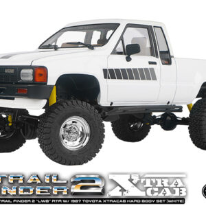 รถสเกล ZRTR0064 : RC4WD Trail Finder 2 "LWB" RTR w/ 1987 Toyota XtraCab บอดี้แข็ง สีขาว