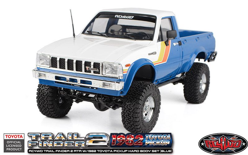 รถสเกลพร้อมเล่น Z-RTR0069 : RC4WD Trail Finder 2 RTR w/1982 Toyota กระบะ บอดี้แข็ง(สีน้ำเงิน)
