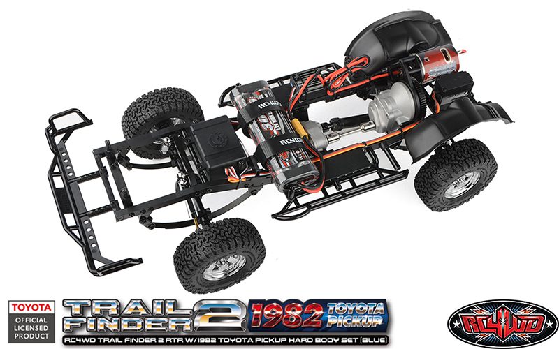 รถสเกลพร้อมเล่น Z-RTR0069 : RC4WD Trail Finder 2 RTR w/1982 Toyota กระบะ บอดี้แข็ง(สีน้ำเงิน) - Image 7