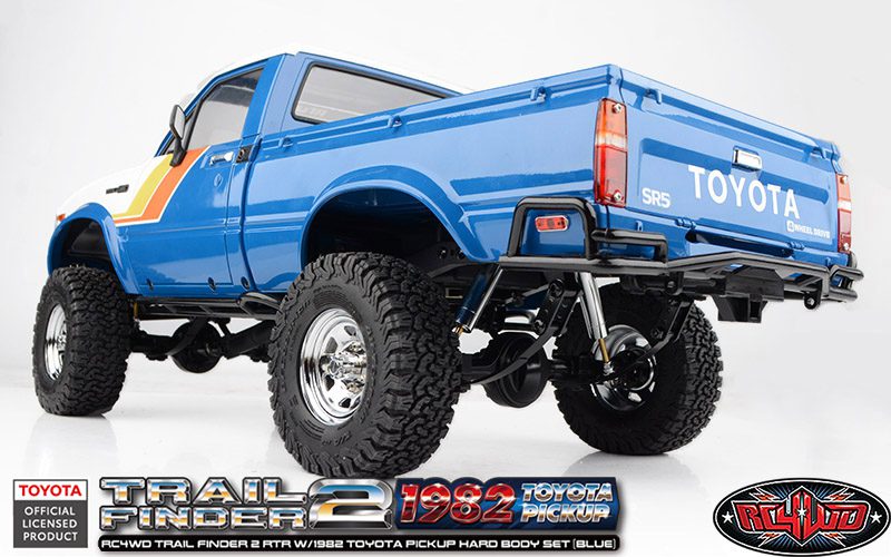 รถสเกลพร้อมเล่น Z-RTR0069 : RC4WD Trail Finder 2 RTR w/1982 Toyota กระบะ บอดี้แข็ง(สีน้ำเงิน) - Image 4