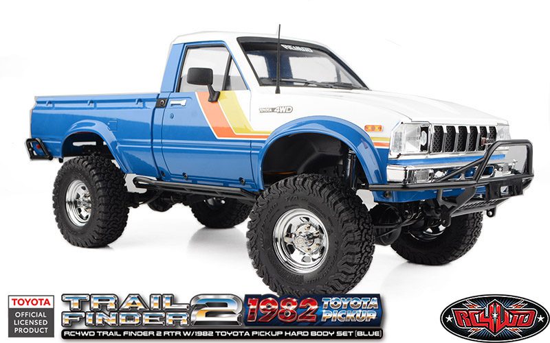 รถสเกลพร้อมเล่น Z-RTR0069 : RC4WD Trail Finder 2 RTR w/1982 Toyota กระบะ บอดี้แข็ง(สีน้ำเงิน) - Image 2