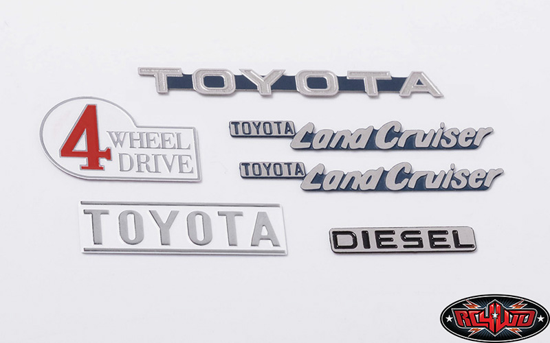 ชุดแต่งบอดี้แข็ง Z-S1714 : RC4WD ชุดตราสัญลักษณ์ครุยเซอร์