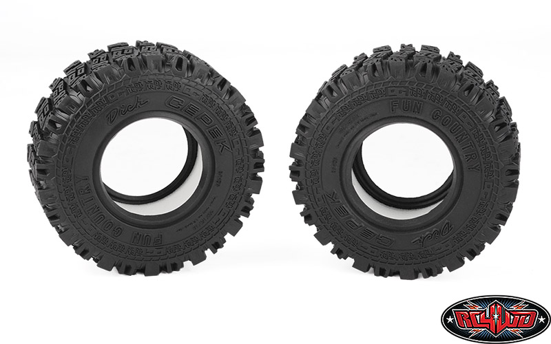 ยาง 1.9 Z-T0031 : RC4WD (100x38.8) Dick Cepek Fun Country สำหรับล้อ 1.9 - Image 2