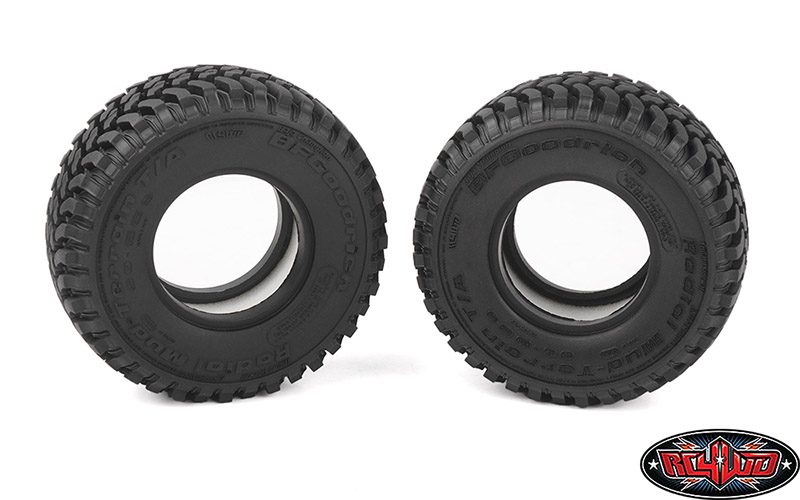ยาง 1.9 Z-T0225 : RC4WD (100X42 มม.)BFGoodrich Mud Terrain KM 1.9" Scale Tires - Image 2