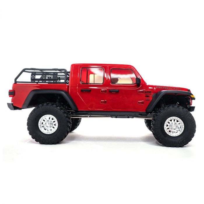 รถสเกล AXI03006T2 : AXIAL SCX10-III Jeep JT Gladiator w/Portals 1/10th RTR Red - Image 2