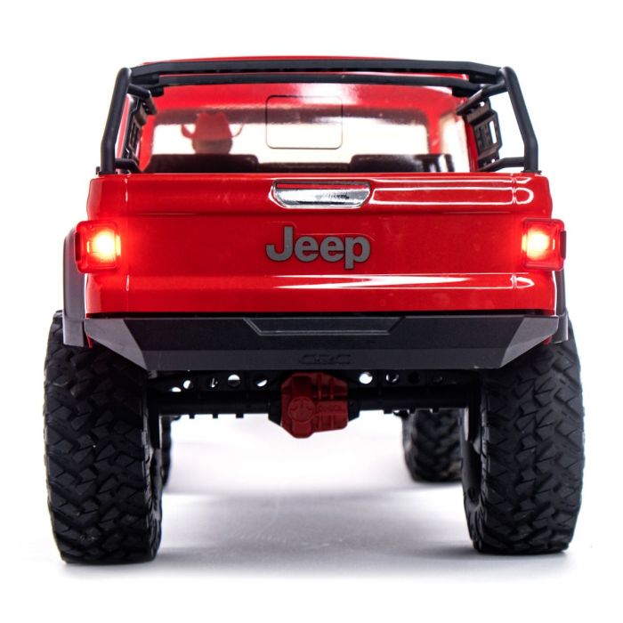 รถสเกล AXI03006T2 : AXIAL SCX10-III Jeep JT Gladiator w/Portals 1/10th RTR Red - Image 5