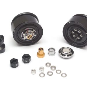 ล้อ 1.55 BRW780907FBK : Boom Racing 1.55 ล้อหน้า แบบคลาสสิคพร้อมดุม 3 มม. (2) สีดำ