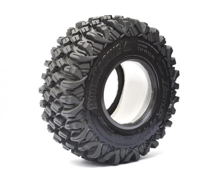 ยาง 1.9 BRTR19001-US : Boom Racing(113x40มม.) HUSTLER M/T Xtreme 1.9 Rock Crawling Tires สูง 113 กว้าง 40 SNAIL SLIME™ Compound ฟองนำ้ 2 ชั้น เนื้อนิ่มพิเศษ (Ultra Soft) 2pcs - Image 3