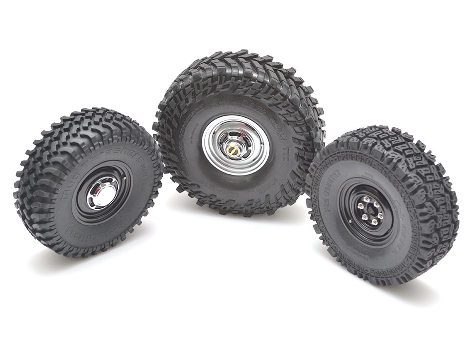 ล้อ 1.55 BRW780907FBK : Boom Racing 1.55 ล้อหน้า แบบคลาสสิคพร้อมดุม 3 มม. (2) สีดำ - Image 6