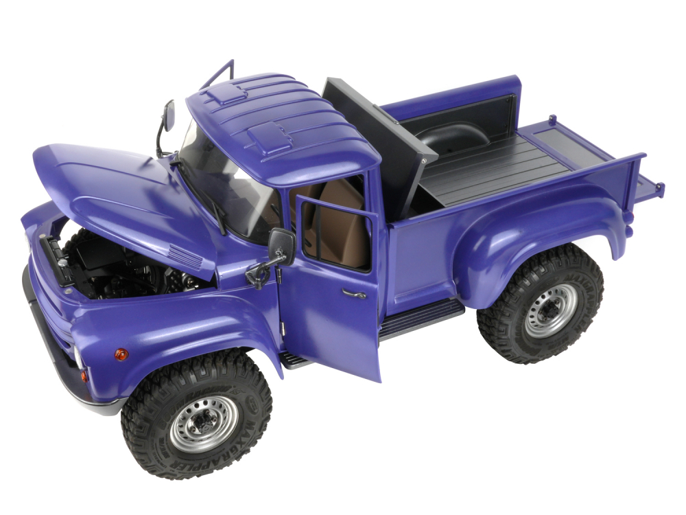 รถสเกลชุดคิท BR8010 : Boom Racing 1/10 4WD ฐานล้อปรับได้พร้อมบอดี้แข็ง ZIL Pickup สำหรับ BRX01 AWB - Image 5