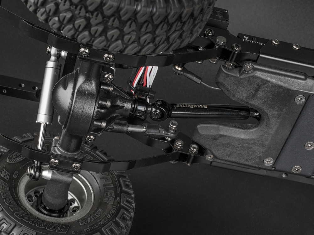 รถสเกลชุดคิท BR8010 : Boom Racing 1/10 4WD ฐานล้อปรับได้พร้อมบอดี้แข็ง ZIL Pickup สำหรับ BRX01 AWB - Image 6