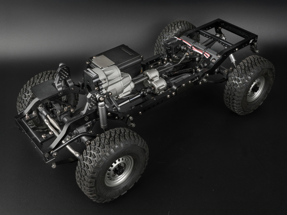 รถสเกลชุดคิท BR8010 : Boom Racing 1/10 4WD ฐานล้อปรับได้พร้อมบอดี้แข็ง ZIL Pickup สำหรับ BRX01 AWB - Image 8
