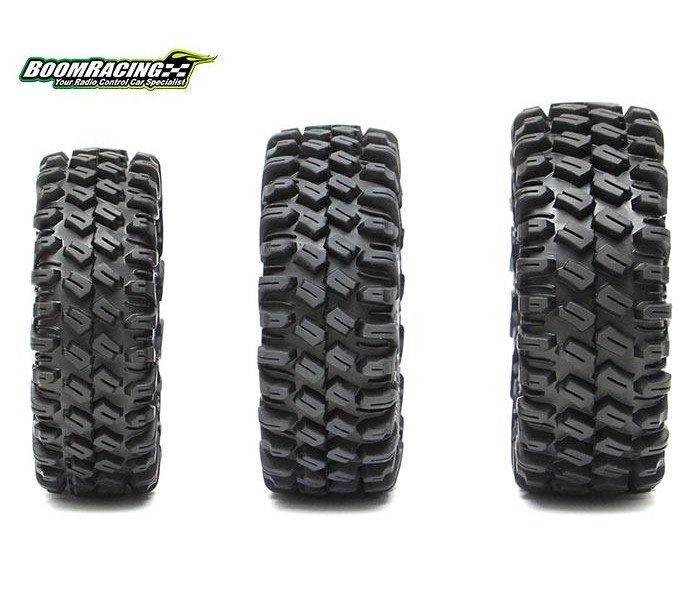 ยาง 1.9 BRTR19001-US : Boom Racing(113x40มม.) HUSTLER M/T Xtreme 1.9 Rock Crawling Tires สูง 113 กว้าง 40 SNAIL SLIME™ Compound ฟองนำ้ 2 ชั้น เนื้อนิ่มพิเศษ (Ultra Soft) 2pcs - Image 4