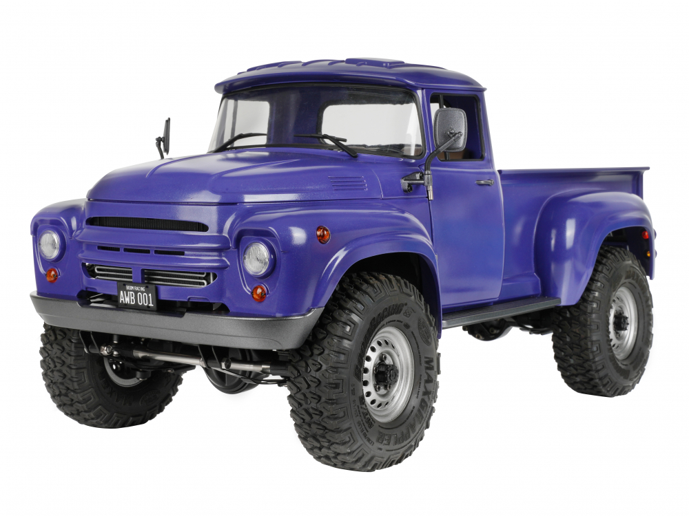 รถสเกลชุดคิท BR8010 : Boom Racing 1/10 4WD ฐานล้อปรับได้พร้อมบอดี้แข็ง ZIL Pickup สำหรับ BRX01 AWB