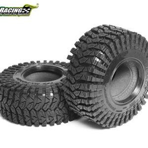 ยาง 1.9 - 1.9 Tires BRTR19010 :  Boom Racing 1.9" TPD All-Terrain Crawler Tire Gekko BLACK 4.25"x1.65" (108x41.9mm) ฟองนำ้2 ชั้น (2)