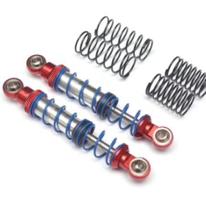 โช๊ค BRQ90333-70R : Team Raffee โช๊คอลูมิเนียมสปริง2ชั้น ขนาด 70mm สีแดง