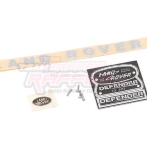 โลโก้,ตราสัญญลักษณ์ TRC/302226BK : Team Raffee Co. 1/10 โลโก้สำหรับ D90/D110 สีดำ