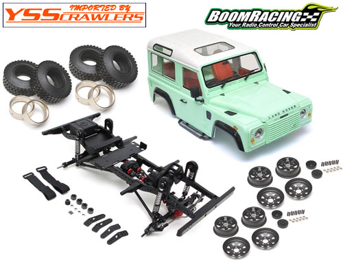 รถสเกลชุดคิท BR230D90W : Team Raffee Co. แชสซีร์ พร้อมบอดี้เปิดประตูได้ D90