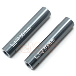 ชุดลิงค์ YA-0421 : Yeah Racing Threaded Aluminum M3 Link Pipe 6x30mm 2pcs GunMetal