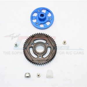 ชุดเกียร์ SSCX21555T-B : GPM ALUMINIUM SPUR GEAR ADAPTER+STEEL GEAR 55T – 1SET
