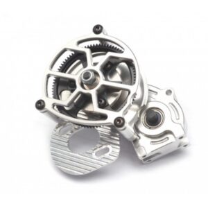 ชุดเกียร์ TRC/32131S : Team Raffee ชุดเกียร์กลางประกอบเสร็จ SCX10 สีเงิน