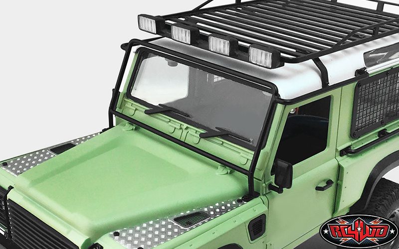 โรลบาร์- Roll Bar VVV-C0273 : Front Window Roll Cage for 1/18 Gelande D90 (Black) - Image 4
