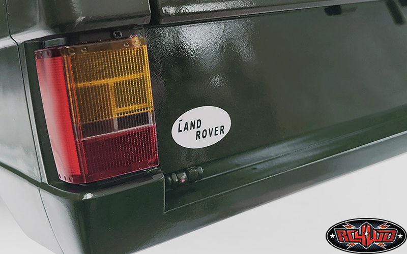 โลโก้,ตราสัญลักษณ์ VVV-C0651 : CC Hand โลโก้ด้านหลังสำหรับ JS Scale 1/10 Range Rover Classic Body - Image 2