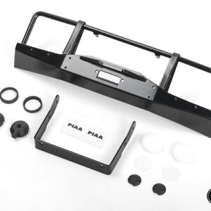 กันชน -BUMPER VVV-C1023 : CCHAND กันชนหน้า พร้อมไฟสำหรับ 1/10 Range Rover Classic Body