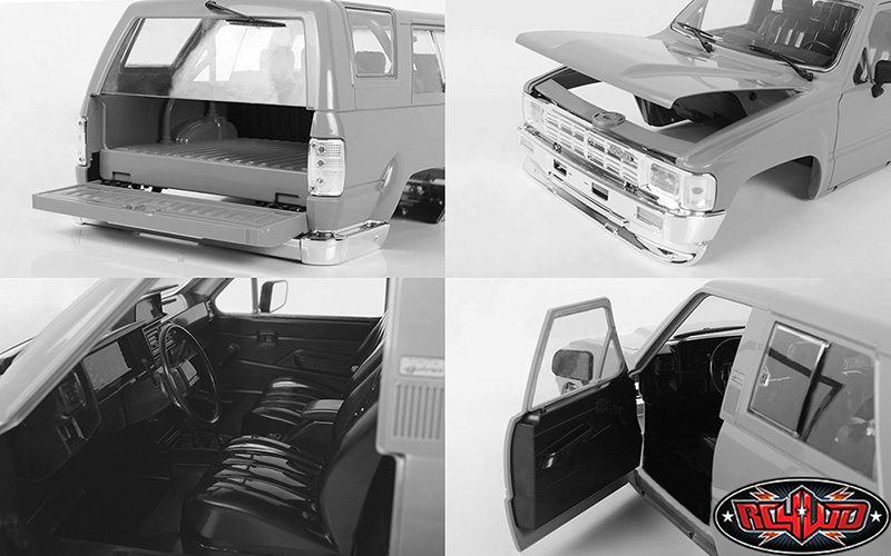 บอดี้แข็ง Z-B0167 : RC4WD 1985 TOYOTA 4RUNNER HARD BODY COMPLETE SET - Image 2