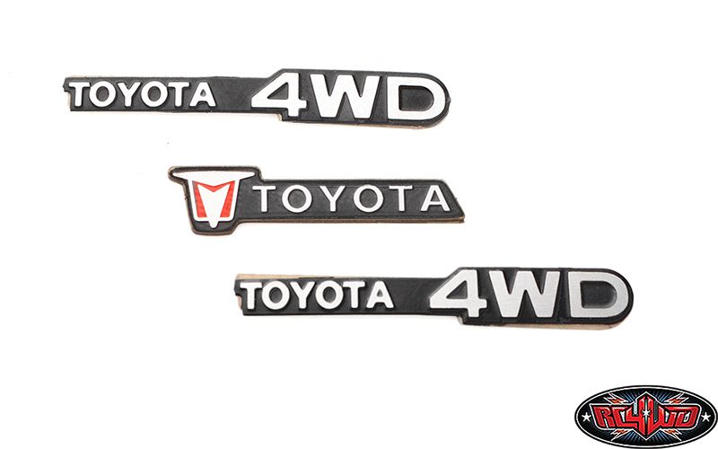 โลโก้,ตราสัญลักษณ์ Z-S0574 :RC4WD ตราสัญลักษณ์โลหะ 1982 Toyota Pickup