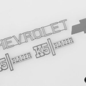 โลโก้,ตราสัญลักษณ์ Z-S1560 :RC4WD Chevrolet Blazer ชุดสัญลักษณ์โลหะ