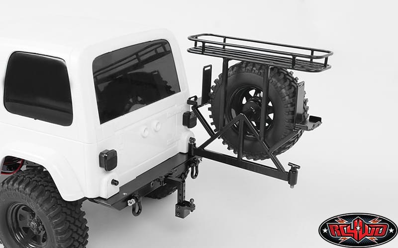 แรคหลังคา Z-X0022 : RC4WD ชุดแรคหลังรถสำหรับบอดี้ Tamiya Jeep แชสซีร์ SWB - Image 4