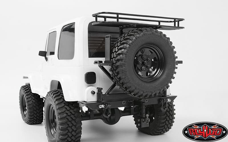 แรคหลังคา Z-X0022 : RC4WD ชุดแรคหลังรถสำหรับบอดี้ Tamiya Jeep แชสซีร์ SWB - Image 3